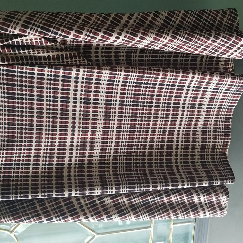 New York And Company Brown Patterned Skirt - Picture 5 of 7